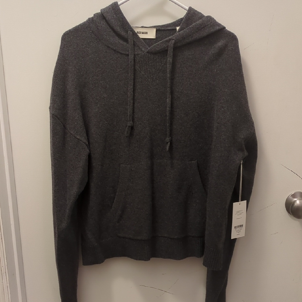 Buck Mason Cozy Wool Gray Hoodie